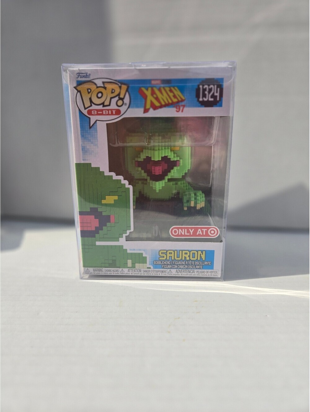 Funko Pop! 8-Bit Marvel X-Men '97 Sauron #1324 Exclusive Collectible Figure - 8/